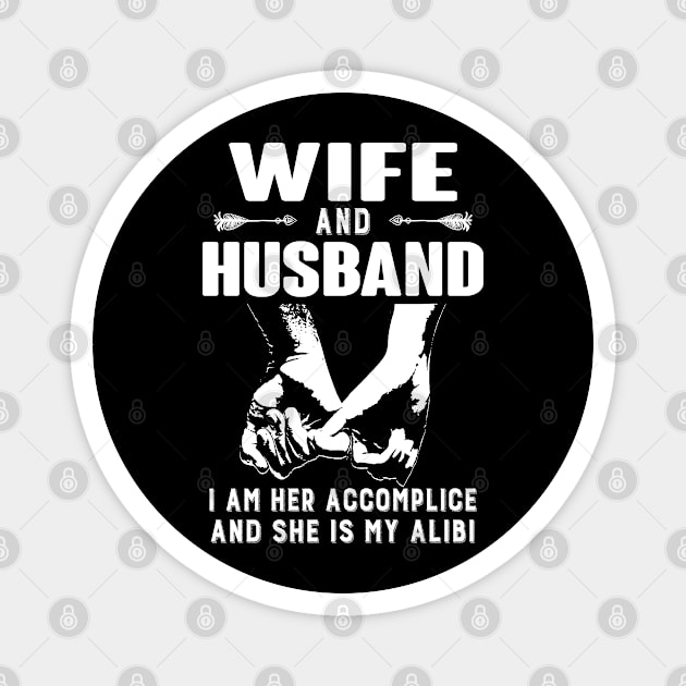 Wife and husband Magnet by designathome